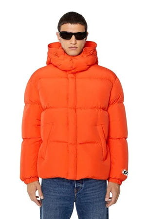 Diesel Bunda - W-ROLF-NW JACKET oranžová