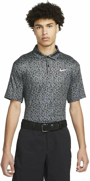 Nike Dri-Fit Tour Mens Camo Golf Iron Grey/White S Chemise polo