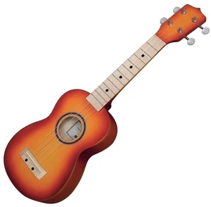 VGS 512830 Yellow Red Sunburst Szoprán ukulele