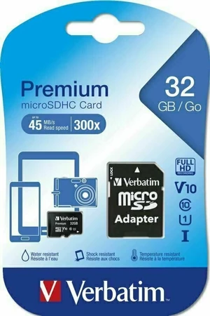 Verbatim SDHC 32GB micro Premium Micro SDHC 32 GB Memóriakártya