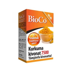 BIOCO Kurkuma extrakt so 7500 výťažkami z kadidlovníka 60 kapsúl