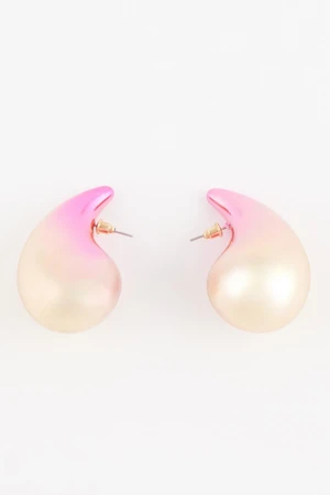 DEFACTO Women's Pink Drop Earrings