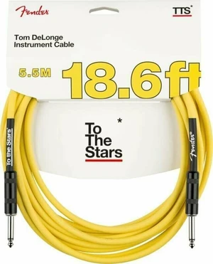 Fender Tom DeLonge 18.6' To The Stars Instrument Cable 5,5 m Recto - Recto Cable de instrumento