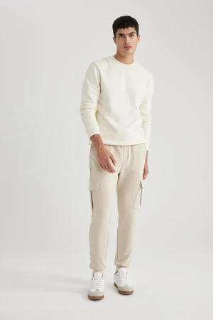 DEFACTO Slim Fit Cargo Pocket Elastic Leg Sweatpants