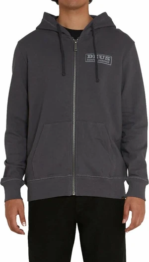 Deus Ex Machina Canyons Zip Thru Hoodie Shadow Grey L Hanorac