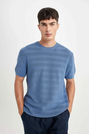 DEFACTO Standard Fit Crew Neck Cotton Short Sleeve T-Shirt