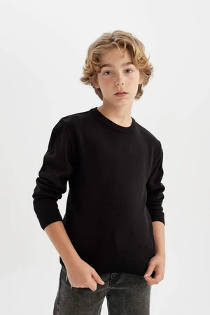 DEFACTO Boy's Crew Neck Knitwear Sweater