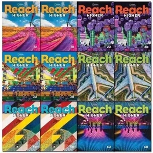 English Original Reach Higher ClassBook+WorkBook California Elementary School English Textbooks Free Shipping