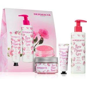 Dermacol Flower Care Rose dárková sada s vůní růží