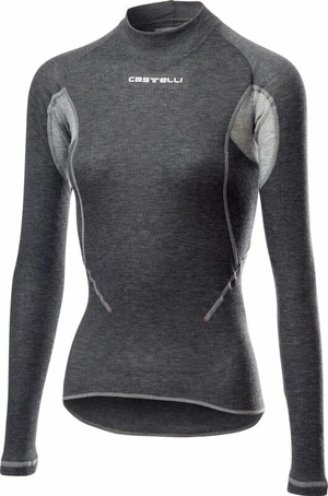 Castelli Flanders 2 W Warm Long Sleeve Biancheria intima funzionale-Maglia Gray M