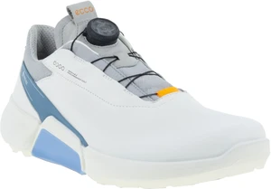 Ecco Biom H4 BOA Mens Golf Shoes White/Retro Blue 39