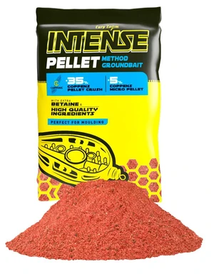 Carp zoom krmítková zmes intense pellet method groundbait 800 g - jahoda