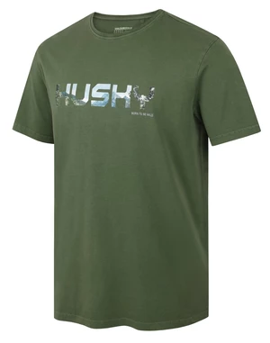 Pánské bavlněné triko HUSKY Tee Wild M khaki