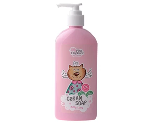 Krémové tekuté mydlo pre deti Pink Elephant Cream Soap Kitty Lucy - 250 ml