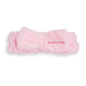 Revolution Skincare Kosmetická čelenka Pretty Pink Bow