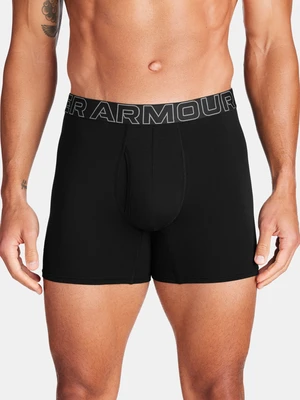 Sada tří pánských boxerek v černé barvě Under Armour M UA Perf Cotton 6in