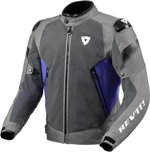 Rev'it! Jacket Control Air H2O Grey/Blue L Textildzseki