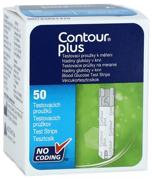 Contour Plus Diagnostické proužky 50 ks