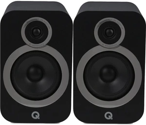 Q Acoustics 3030i HiFi-Regallautsprecher Black 2 Stck