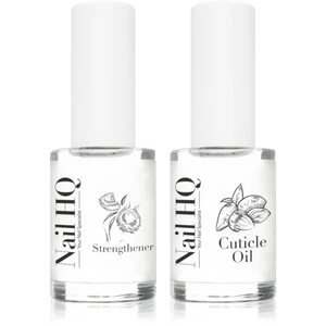 Nail HQ Strengthener & Cuticle Oil Duo sada (na nehty a nehtovou kůžičku)