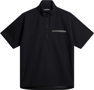 J.Lindeberg Bridge Rain Shirt Black M Chaqueta impermeable