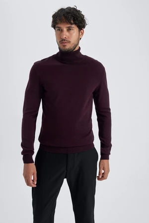 DEFACTO Slim Fit Turtleneck Knitwear Pullover