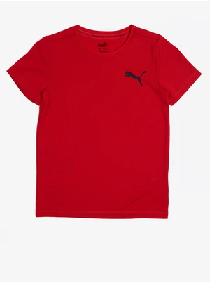 Red Boys' T-Shirt Puma Active - Boys