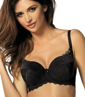 Reinforced bra Linda / B4 - black