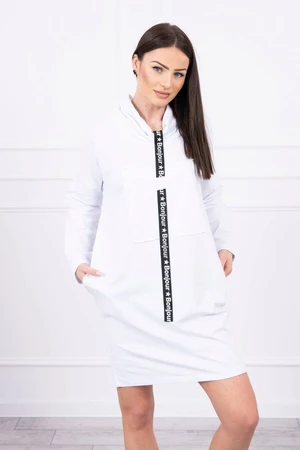 Tie dress white