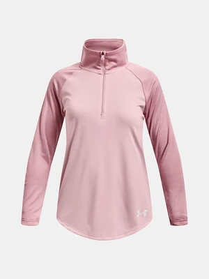 Under Armour T-Shirt Tech Graphic Half Zip-PNK - Girls