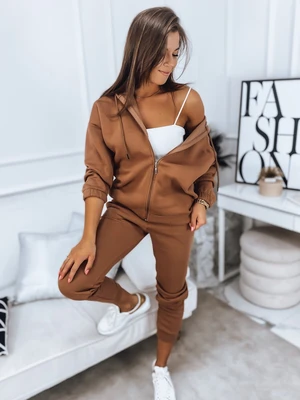 Set women sweatshirt AMILIA mocha Dstreet