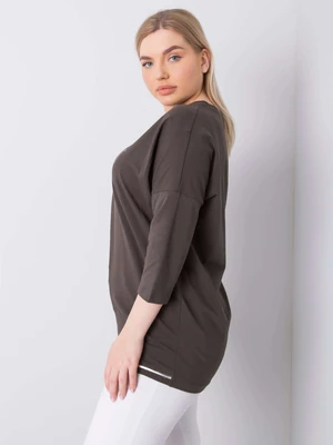 Dark Khaki Blouse Plus size Truth