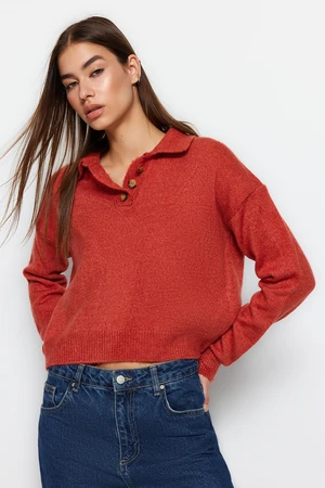 Trendyol Tile Soft Textured Basic Knitwear Sweater