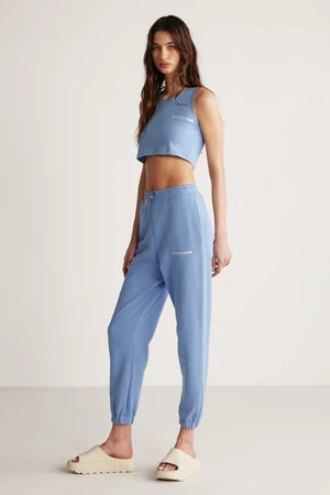 GRIMELANGE Carroline Relaxed Blue Single Sweatpant