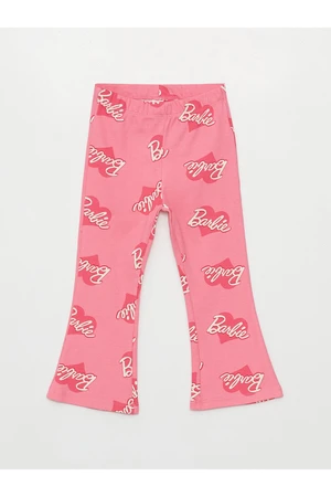 LC Waikiki Elastic Waist Barbie Printed Baby Girl Tights