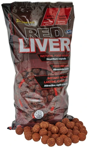 Starbaits boilie red liver - 2 kg 14 mm