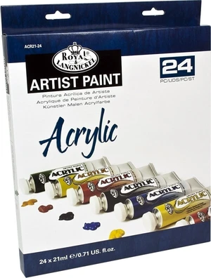 Royal & Langnickel ACR21-24 Set of Acrylic Paints 24 x 21 ml 20 pcs