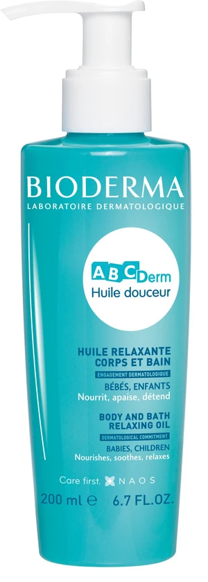 BIODERMA ABCDerm Relaxační olej pro kojence a děti 200 ml