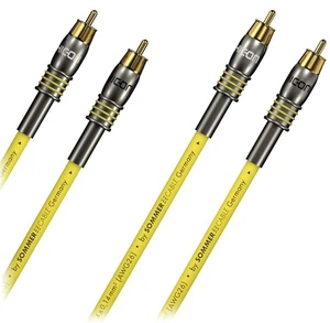 Sommer Cable HC Epilogue, Yellow, 2,00m, Pair 2 m Žlutá Hi-Fi Audio kabel