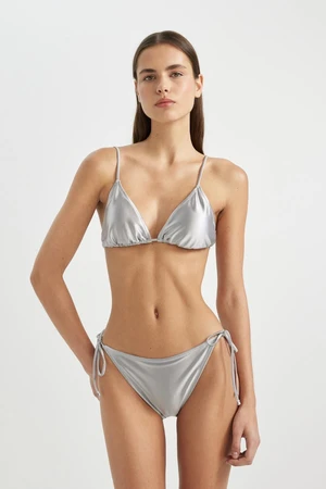 DEFACTO Fall in Love Regular Fit Satin Lace-Up Bikini Bottom