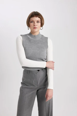 DEFACTO Turtleneck Thessaloniki Fabric Sweater