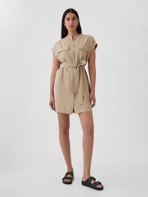 GAP Linen Mini Dress Utility - Women