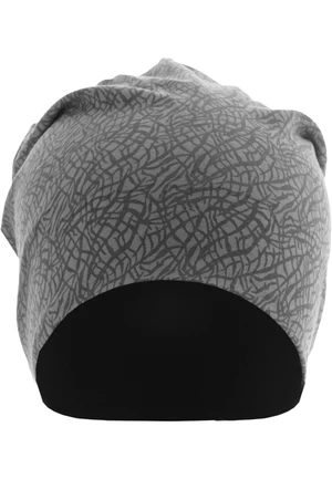 Printed Jersey Beanie Elephant dk.gy-lt.gy/bk