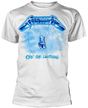 Metallica Tricou Ride The Lightning White S