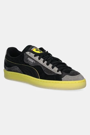 Semišové sneakers boty Puma Ferrari Suede Trippy černá barva, 308492