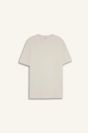 DEFACTO New Regular Fit Crew Neck Basic Plain Short Sleeve T-Shirt