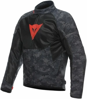 Dainese Ignite Air Tex Jacket Camo Gray/Black/Fluo Red 56 Textiljacke