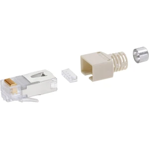 BEL Stewart Connectors CE6323 RJ45-konektor CAT 5e Stewart SS37 CE6323 zástrčka, rovná  Počet pólov: 8P8C  sivá 1 ks