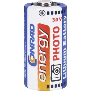 Conrad energy CR123 fotobatéria  CR-123A lítiová 1300 mAh 3 V 1 ks