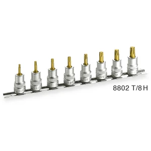 Hazet  8802T/8H Torx súprava nástrčných kľúčov a bitov     8-dielna 3/8" (10 mm)